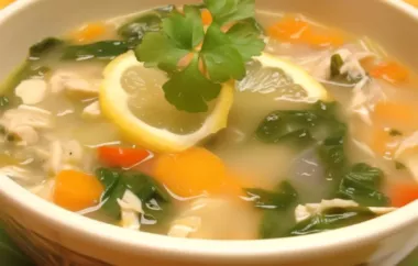 Delicious Lemon Turkey Soup Recipe