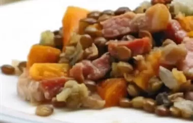 Delicious Lentils with a Twist of Bacon