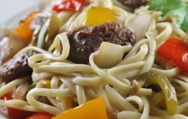 Delicious Linguine with Peppers and Sausage Recipe