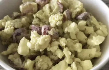 Delicious Low Carb Cauliflower and Turnip Potato Salad Recipe