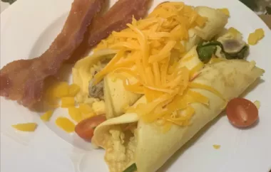 Delicious Low Carb Savory Breakfast Crepes for a Healthy Start