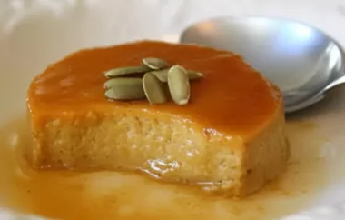 Delicious Low-Fat Pumpkin Flan Recipe