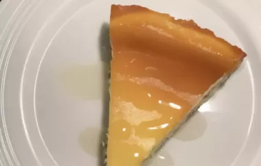 Delicious Mango Cheesecake with a Gingerbread Twist