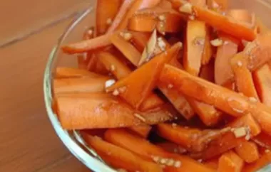 Delicious Marinated Carrots Antipasto Recipe