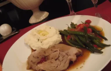 Delicious Marinated Pork Roast with Tangy Currant Sauce