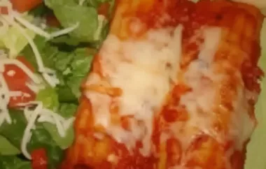 Delicious Meat-filled Manicotti Recipe