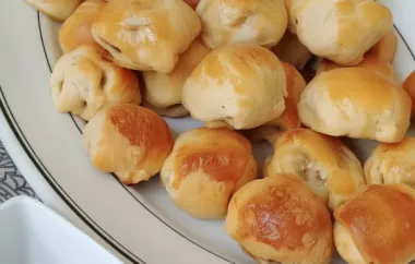 Delicious Meatball Stuffed Crescent Rolls