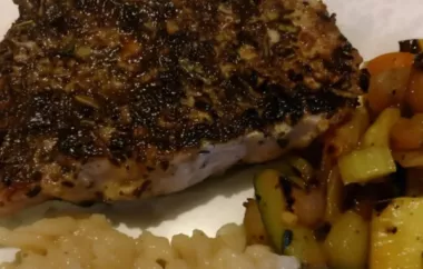 Delicious Mediterranean Grilled Pork Chops Recipe