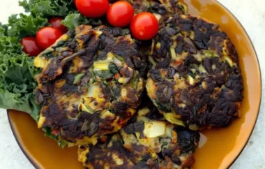 Delicious Mediterranean Vegetable Cakes for a Flavorful Meal