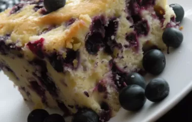 Delicious Melt-in-your-mouth Blueberry Cake