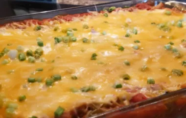 Delicious Mexican Twist on Classic Lasagna with Noodles