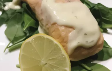 Delicious Meyer Lemon Cream Sauce for Salmon Recipe