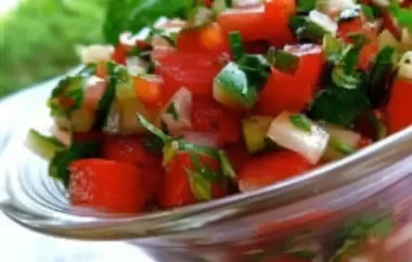 Delicious Middle Eastern Tomato Salad