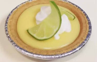 Delicious Mini Key Lime Pies for Snacking or Parties