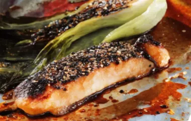 Delicious Miso Glazed Salmon and Bok Choy Recipe
