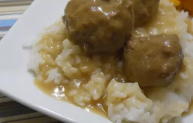 Delicious Mum's Swedish Meatballs Recipe