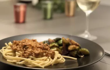 Delicious Mushroom Bolognese Pasta Recipe