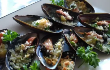 Delicious Mussels au Gratin Recipe