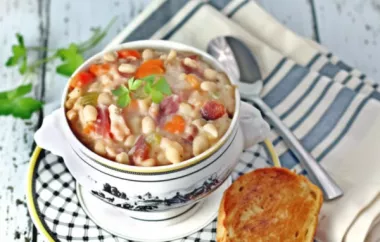 Delicious Navy Bean and Ham Hock Soup Recipe
