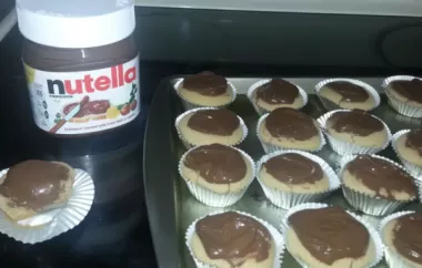 Delicious Nutella Stuffed Cookie Cups