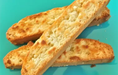 Delicious nutty biscotti with a tropical twist of pina colada flavors