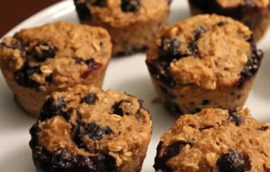 Delicious Oat and Blueberry Muffins