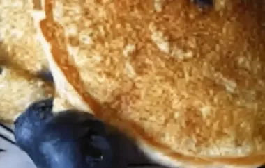 Delicious Oatmeal Blueberry Pancakes Recipe