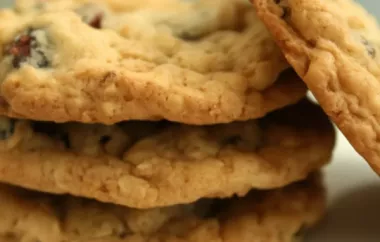 Delicious Oatmeal Craisin Cookies Recipe