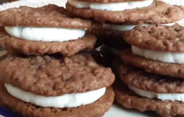 Delicious Oatmeal Cream Pies with a Chocolate Twist
