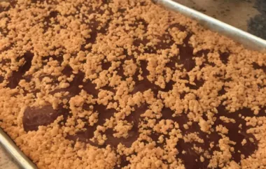 Delicious Oatmeal Fudge Squares Recipe