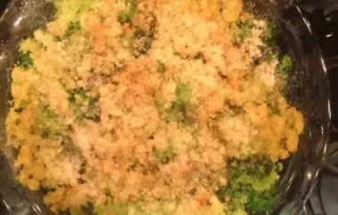 Delicious Orecchiette and Broccoli Crisp Recipe
