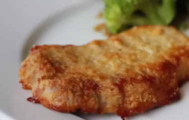 Delicious Parmesan Crusted Pork Chops