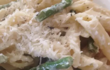 Delicious Pasta with Asparagus, Goat Cheese, and Zesty Lemon