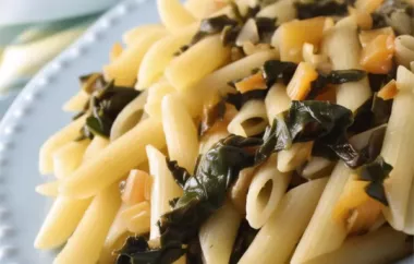 Delicious Pasta with Swiss Chard Recipe