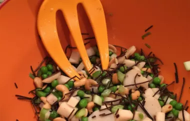 Delicious Pea, Jicama, and Cashew Salad Recipe