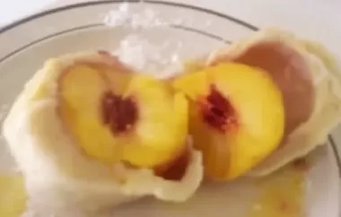Delicious Peach Dumplings