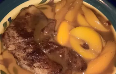 Delicious Peachy Pork Chops Recipe