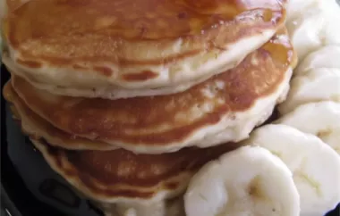 Delicious Peanut Butter Banana Pancakes Recipe