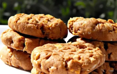 Delicious Peanut Butter Oatmeal Cookies Recipe