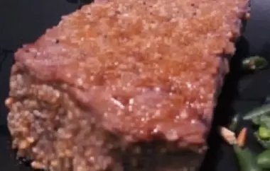 Delicious Peanut Sesame Rib-Eye Steak Recipe
