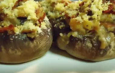 Delicious Pepperoni Stuffed Mushrooms Recipe