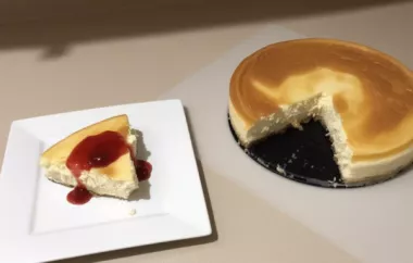 Delicious Philly Cheesecake Recipe