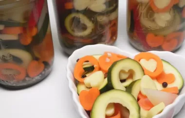 Delicious Pickled Zucchini Recipe