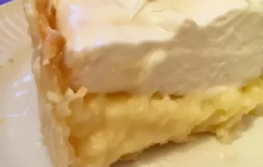 Delicious Pineapple Cream Pie Recipe Passed Down from Grandma T