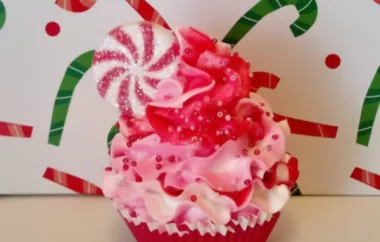Delicious Pink Peppermint Cupcake Recipe