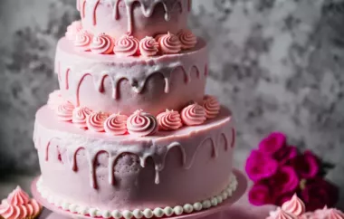 Delicious Pink Princess Cake Recipe