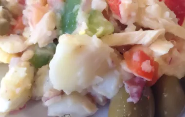 Delicious Pipirrana Spanish Potato Salad Recipe