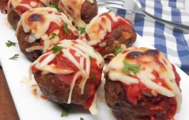 Delicious Pizza Meatballs Recipe