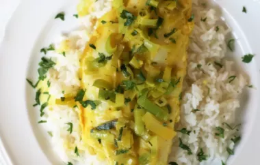 Delicious Poached Flounder with Exotic North African Spices