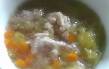 Delicious Pork and Cabbage Soup Recipe